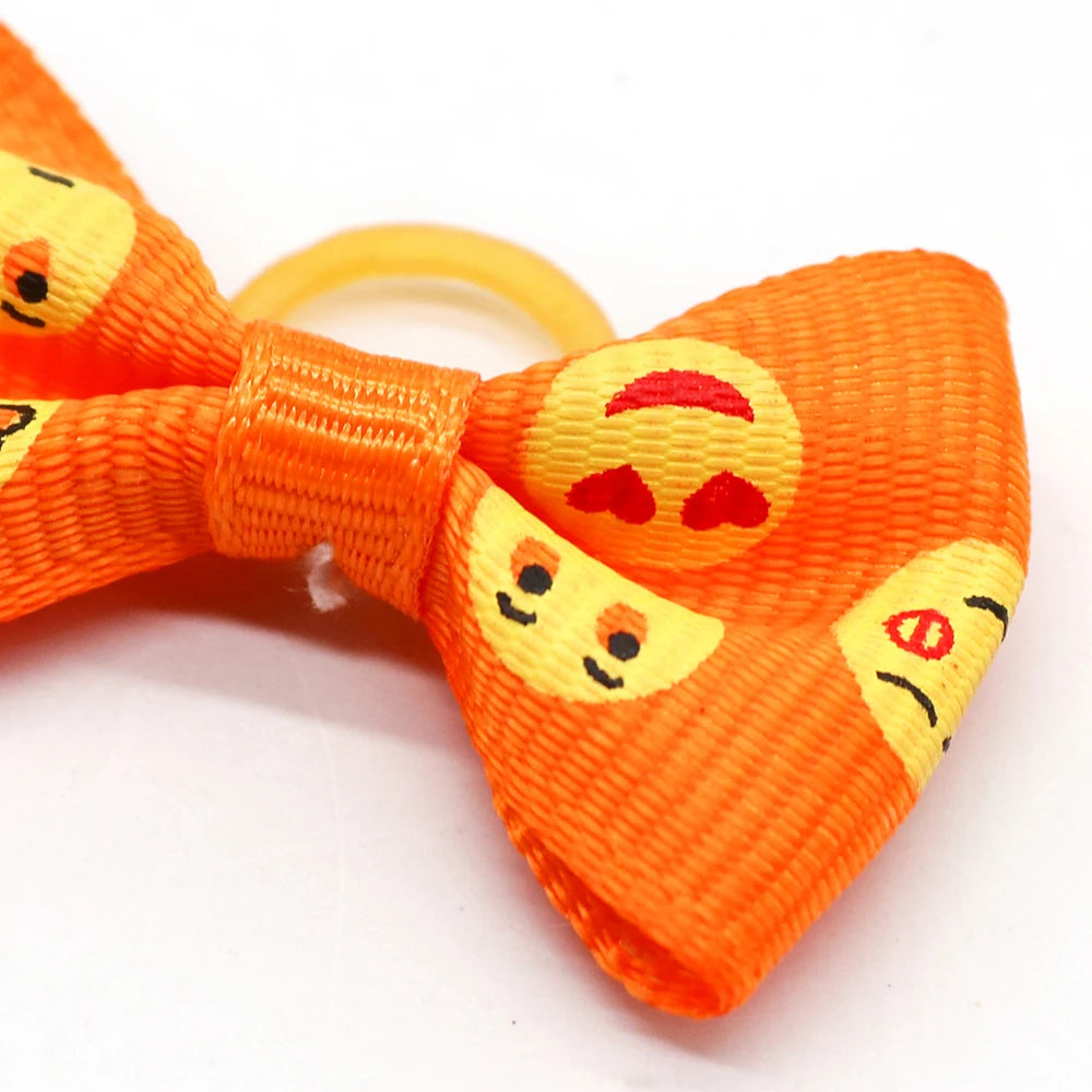 10/20pcs Dog Grooming Bows Mix Colours Cat Dog Hair Bows for Small Dog Grooming Pet Hair Accessories Rubber Bands Pet Supplies